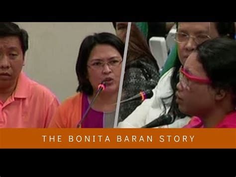 aleli yap|24 Oras: Bonita Baran at Marzan couple, nagharap sa Senado.